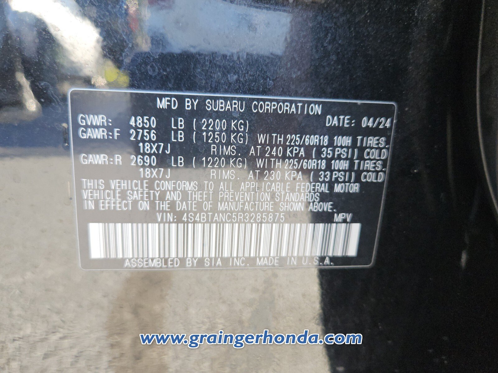 Used 2024 Subaru Outback Limited AWD/4WD image 14