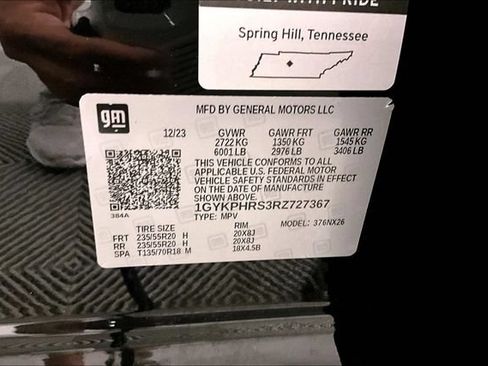 Used 2024 Cadillac XT6 Sport w/ LPO, Onyx Lite Package AWD/4WD image 42