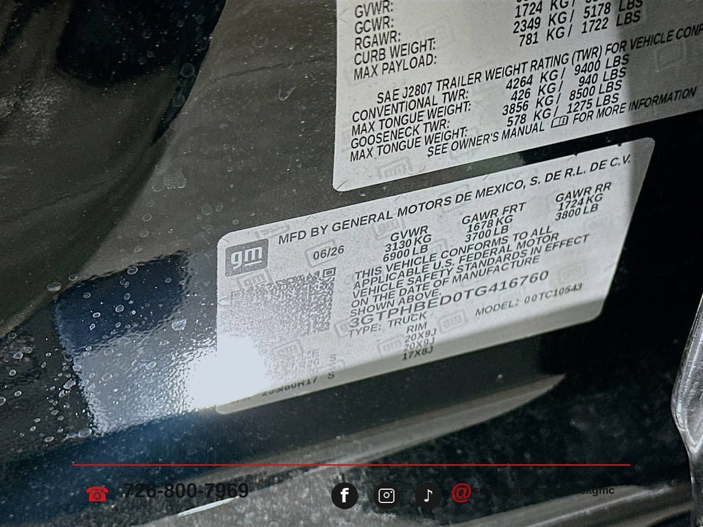 New 2026 GMC Sierra 1500 SLE w/ Preferred Package RWD image 34