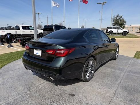 Used 2024 INFINITI Q50 Red Sport 400 w/ Black Opal Edition image 7