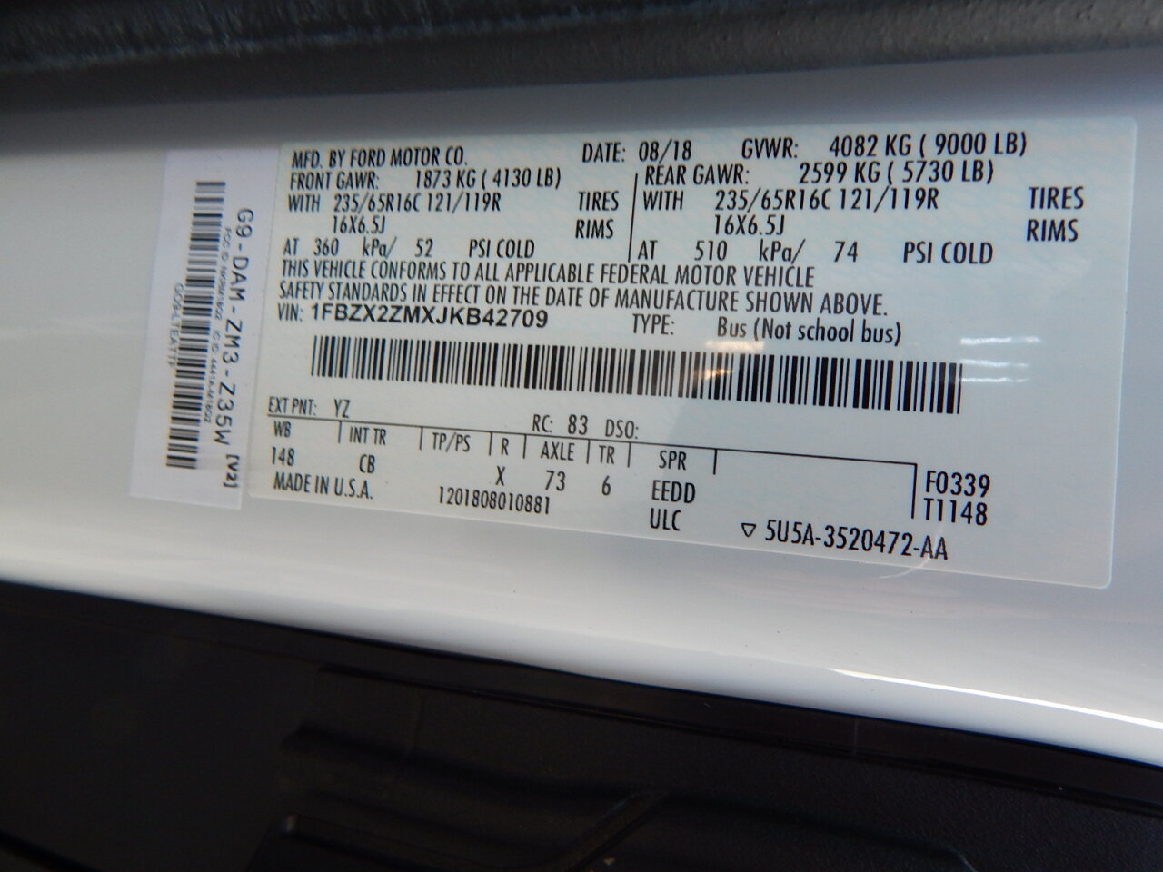 Used 2018 Ford Transit 350 XL RWD image 29