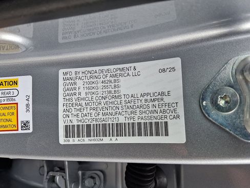 New 2025 Honda Accord Touring image 10