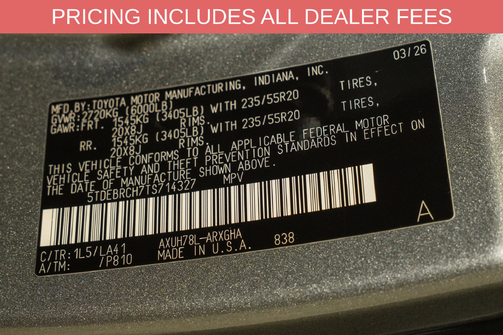 Used 2026 Toyota Highlander Platinum AWD/4WD image 26