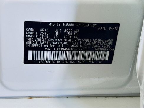 Used 2019 Subaru Legacy 2.5i Limited AWD/4WD image 40