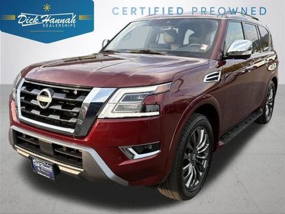 Certified 2024 Nissan Armada Platinum w/ Captain's Chairs Package