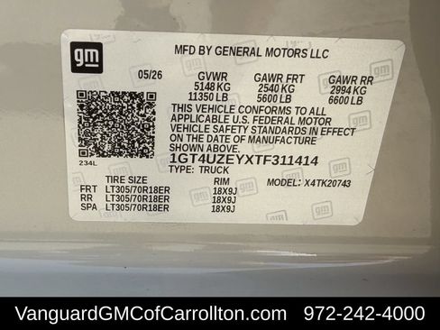 New 2026 GMC Sierra 2500 AT4X AWD/4WD image 25