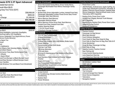 Used 2025 Genesis G70 3.3T Advanced image 4