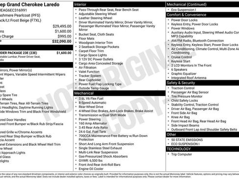 Used 2014 Jeep Grand Cherokee Laredo w/ Quick Order Package 23E image 8