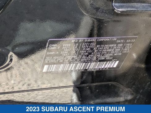 Certified 2023 Subaru Ascent Premium w/ Convenience Package image 38