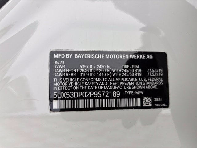 Used 2023 BMW X3 xDrive30i w/ M Sport Package AWD/4WD image 25