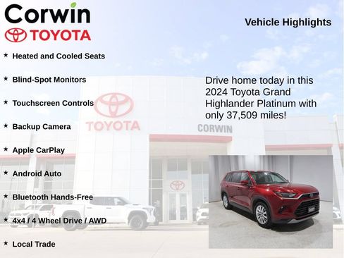 Used 2024 Toyota Grand Highlander AWD image 6