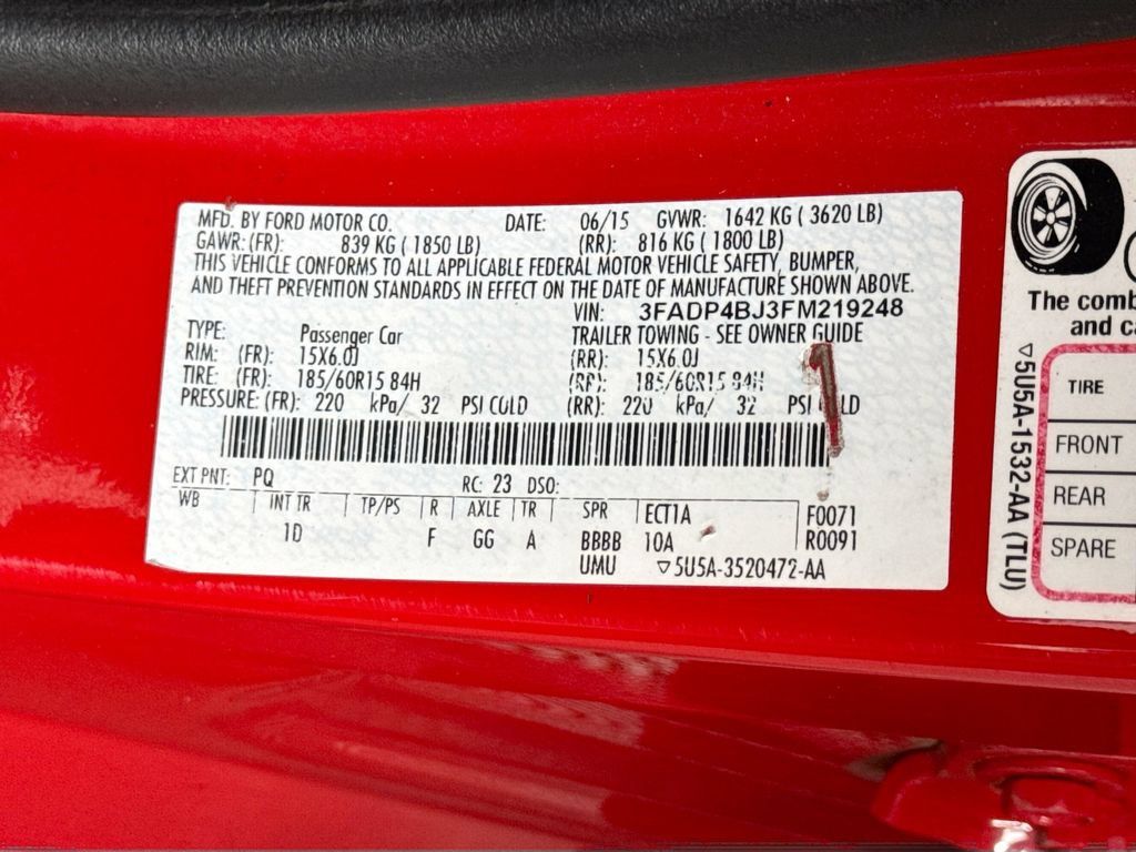 Used 2015 Ford Fiesta SE FWD image 35