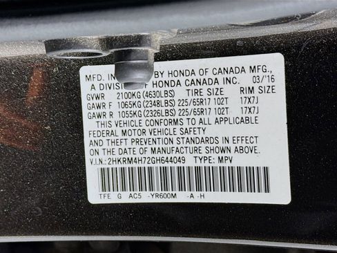 Used 2016 Honda CR-V EX-L image 34