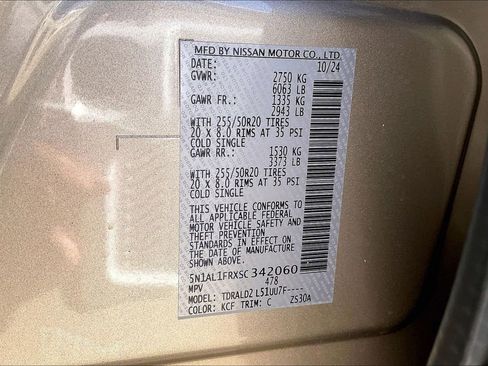 Certified 2025 INFINITI QX60 Luxe w/ Vision Package image 45