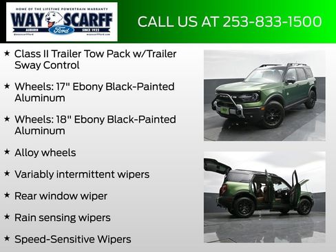 New 2025 Ford Bronco Sport Outer Banks w/ Sasquatch Outer Banks Package AWD/4WD image 37
