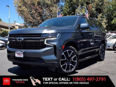 Used 2021 Chevrolet Tahoe RST w/ Luxury Package RWD image 1