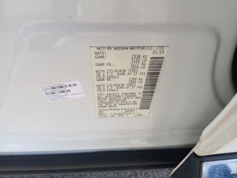 Used 2019 Nissan Murano SV w/ Premium Package FWD image 10