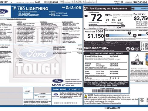 Used 2025 Ford F150 Lightning Flash AWD/4WD image 10