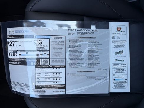 New 2026 MAZDA CX-30 AWD 2.5 S w/ Select Sport Pkg image 30