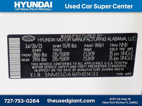 Certified 2023 Hyundai Santa Fe Limited AWD/4WD image 45