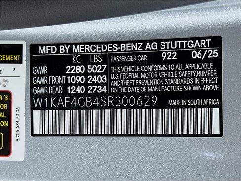 Certified 2025 Mercedes-Benz C 300 Sedan image 31