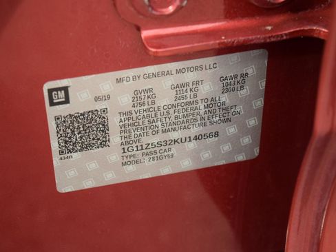 Used 2019 Chevrolet Impala LT w/ LT Leather Package image 39