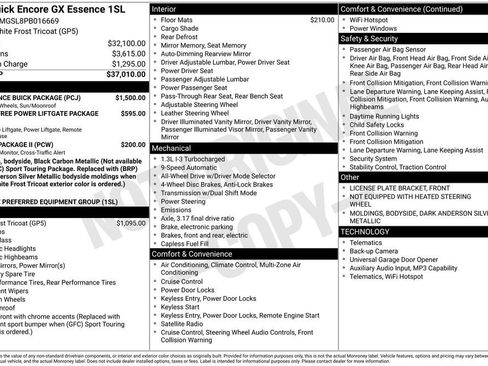 Used 2023 Buick Encore GX Essence w/ Experience Buick Package AWD/4WD image 38