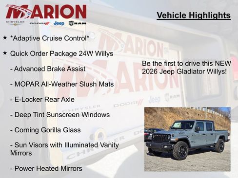 New 2026 Jeep Gladiator Willys image 5