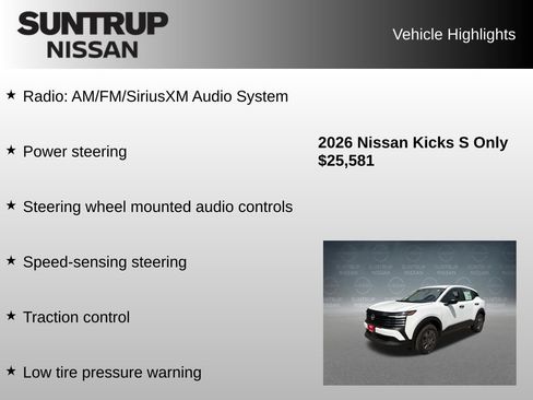 Used 2026 Nissan Kicks S FWD image 8