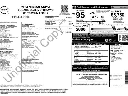 Used 2024 Nissan Ariya AWD image 51