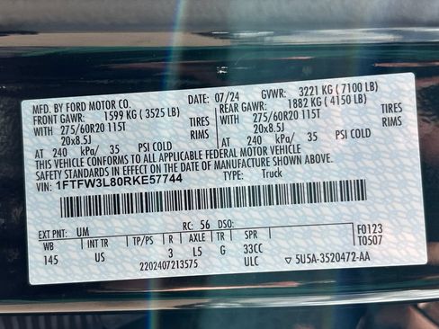 Used 2024 Ford F150 XLT w/ Equipment Group 303A High AWD/4WD image 33