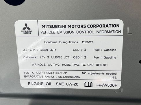 Used 2025 Mitsubishi Eclipse Cross Black Edition image 35