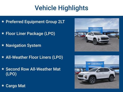 New 2026 Chevrolet Equinox LT w/ LPO, Floor Liner Package image 3