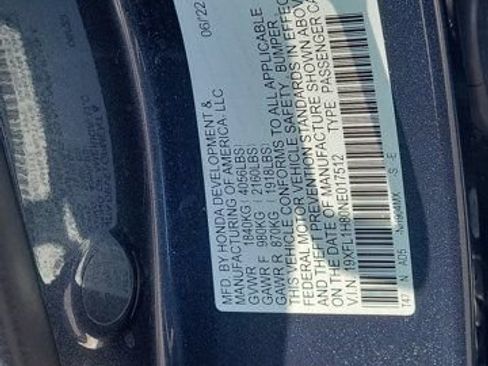 Certified 2022 Honda Civic Sport Touring image 32