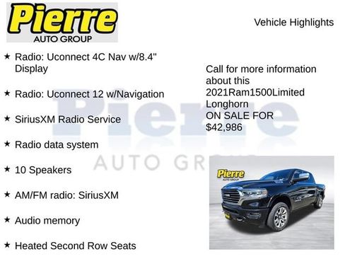 Used 2021 RAM 1500 Limited AWD/4WD image 14