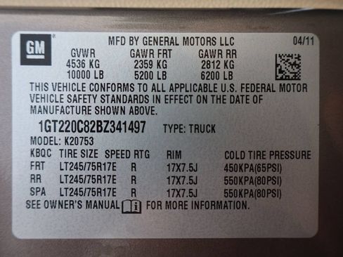 Used 2011 GMC Sierra 2500 SLE w/ SLE Preferred Package AWD/4WD image 44
