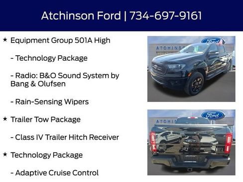 Certified 2021 Ford Ranger Lariat w/ Equipment Group 501A High AWD/4WD image 13