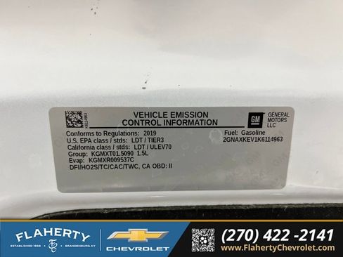 Used 2019 Chevrolet Equinox LT w/ Sun & Navigation Package FWD image 17