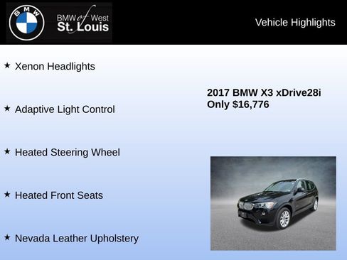 Used 2017 BMW X3 xDrive28i AWD/4WD image 24