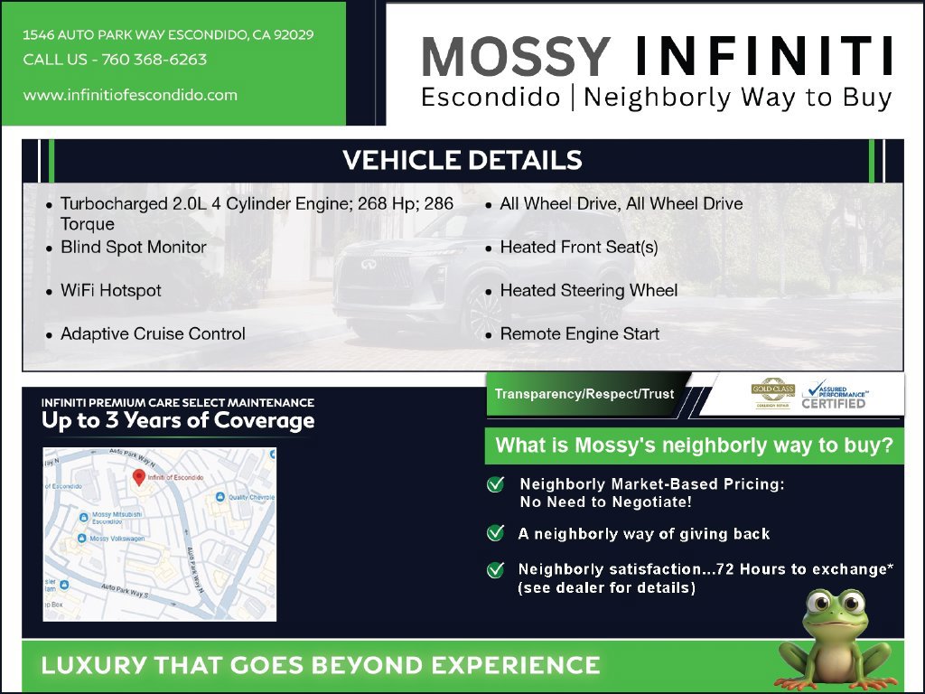 Certified 2026 INFINITI QX60 Luxe w/ Cargo Package AWD/4WD image 3