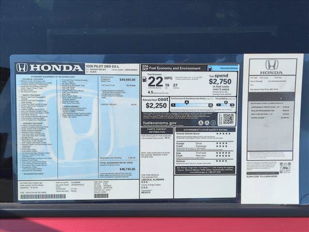 New 2026 Honda Pilot EX-L image 23