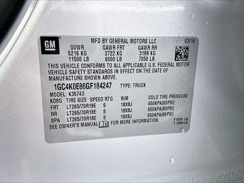 Used 2016 Chevrolet Silverado 3500 LTZ w/ Duramax Plus Package image 37