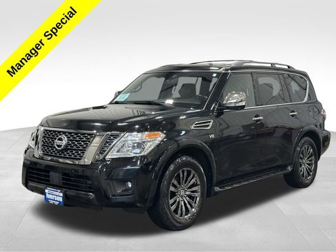 Used 2019 Nissan Armada Platinum w/ Captain's Chairs Package AWD/4WD image 3