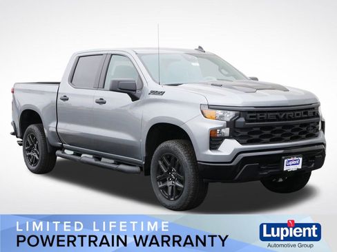 New 2026 Chevrolet Silverado 1500 Custom Trail Boss w/ Turbomax Blackout Package AWD/4WD image 1