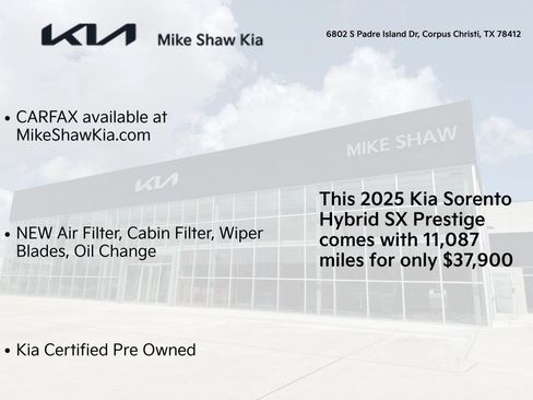 Certified 2025 Kia Sorento SX Prestige AWD/4WD image 3
