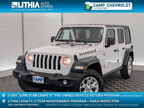 Used 2021 Jeep Wrangler Unlimited Islander image 1