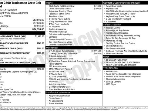 New 2026 RAM 2500 Tradesman w/ Chrome Appearance Group AWD/4WD image 30
