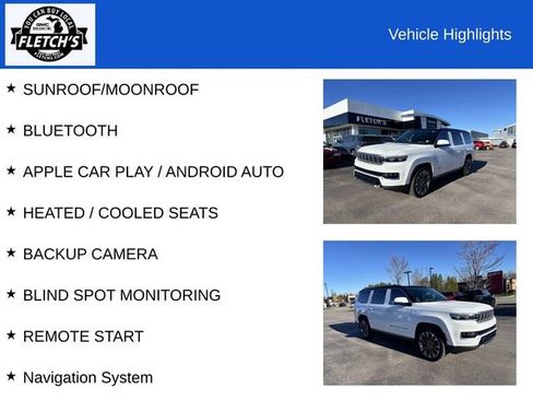 Used 2022 Jeep Grand Wagoneer Series III w/ Rear Seat Video Group 1 AWD/4WD image 2