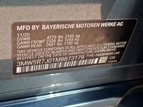 Used 2021 BMW 330i xDrive Sedan w/ Premium Package AWD/4WD image 30