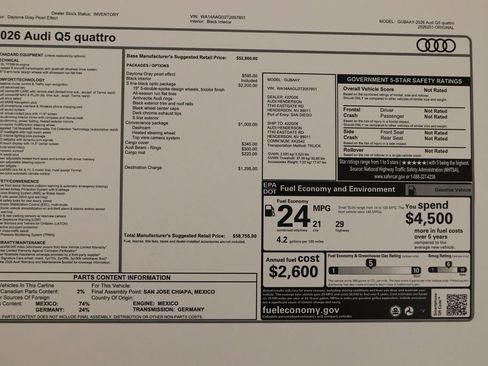 New 2026 Audi Q5 2.0T AWD/4WD image 33